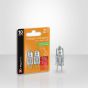 Ampoule halogène T3, bi-pin, clair, 10 W, 2/pqt