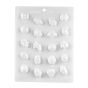 Moule à bonbons, blanc, assorties, 20/pqt