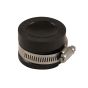 Bouchon flexible en PVC, 3", noir