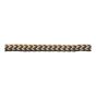 Polyester Barrel Rein - Black/Tan - 1" x 7 1/2"