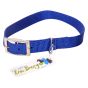 Single Dog Collar - Blue - 1" x 24"
