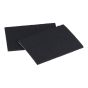 ECO FELTAC - Beige Cut-out Sheet Felt Pads - Black - 4 1/2" x 6" - 2/Pkg
