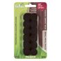 PRO-TEC Self-Adhesive Round Medium Felt Pads - Black - 3/4" - 24/Pkg