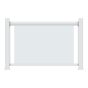 Legacy kit for glass railing - White - 72" x 42"