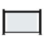 Legacy kit for glass railing - Black - 72" x 42"