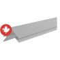 CanExel Ced'R-Vue Outside Corner - 1" x 10' - Mist Grey