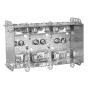 Rectangular Electrical Box - 7 1/2 " x 3" x 2" - 3 groups