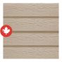 Ced'R-Vue Siding - 6" x 12' - Sand