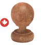 Brown Treated Wood Canadian Ball - 4" x 4" x 6"