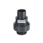 Check Valve - 1 1/4" and 1 1/2" - 1 1/4" ABS - Black