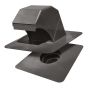 Gooseneck Bathroom Exhaust Vent - Black