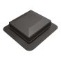 Square top roof vent - Black