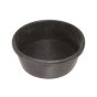 Rubber Feeder Pan - Black - 27 cm x 10.5 cm - 3.79 l