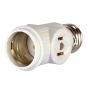 Socket adapter / outlet - 1 x 660 W - 2 x 15 A 125 V