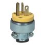 NEMA 6-20P Armored plug with clamp