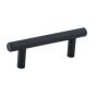 Roosevelt Contemporary Steel Pull - Urban - Matte Black - 5/Pkg - 76 mm
