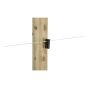 Isolateur de clôture électrique pour poteau de bois, 80/pqt, noir