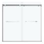 Sliding Tub Door - Duel - 56"-59" x 55 1/2" - Glass - Chrome