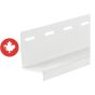 Moulure d’égouttement en vinyle, Blanc, 12’
