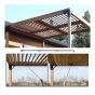 Ensemble de volets amovibles pour pergola
