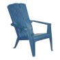 Chaise Adirondack Contour, bleu foncé