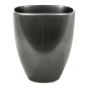 Orchid Artdeco Ceramic Pot - 14 cm - Black