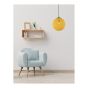 Grant 1 Pendant Light - Yellow - 30 cm