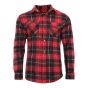 Men's Polar Shirt - Red - Size Medium