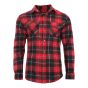 Chemise de polar pour homme, rouge, grandeur Moyen