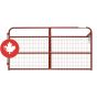 Barrière de ferme légère avec grillage True North, calibre 20, rouge, 8'