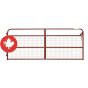 Barrière de ferme légère avec grillage True North, calibre 20, rouge, 10'