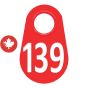 Étiquette d'identification pour le cou #139