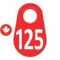 Étiquette d'identification pour le cou #125