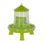 Poultry Plastic Feeder with Feet - 8 kg (17.6 lb ) - Green