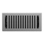 Montezuma Floor Register - Granite Grey - 4" x 10"