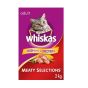 Nourriture Whiskas Chat Adulte Sélections à teneur élevée en protéines, viande, 2 kg