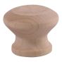 Bourgogne Eclectic Maple Wood Knob - Maple - 2/Pkg - 1 3/8"