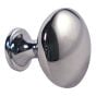 Copperfield Contemporary Metal Knob  - Chrome - 1/Pkg - 30 mm
