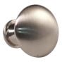 Copperfield Contemporary Metal Knob  - Brushed Nickel - 1/Pkg - 30 mm