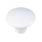 Villeray Functional Plastic Knob  - White - 38 mm