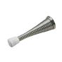 3" Flexible Door Stop - Nickel - 3"