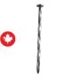 Clou d'ardox en vrille régulier, brillant, 3 1/4", 25 lb/pqt