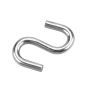 Crochet en forme de S, zinc, 11 mm x 1 1/2" x 4.3 mm