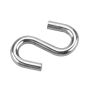 Crochet en forme de S, zinc, 14 mm x 2" x 6 mm