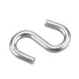 Crochet en forme de S, zinc, 19 mm x 2 1/2" x 7.6 mm