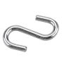 Crochet en forme de S, zinc, 20 mm x 3" x 7.6 mm