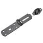 Hasp heavy-duty, black, 9 3/8"