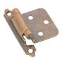 Semi-Concealed Self-Closing Hinge - Antique copper - 2 3/4" - 2/Pkg