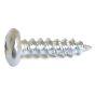 Zinc-Plated Wood Screws - Pan Head - #8 x 1" - 100/Pkg