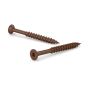 Brown Treated Wood Screws - Bugle Head Type - #8 x 2" - 100/Pkg